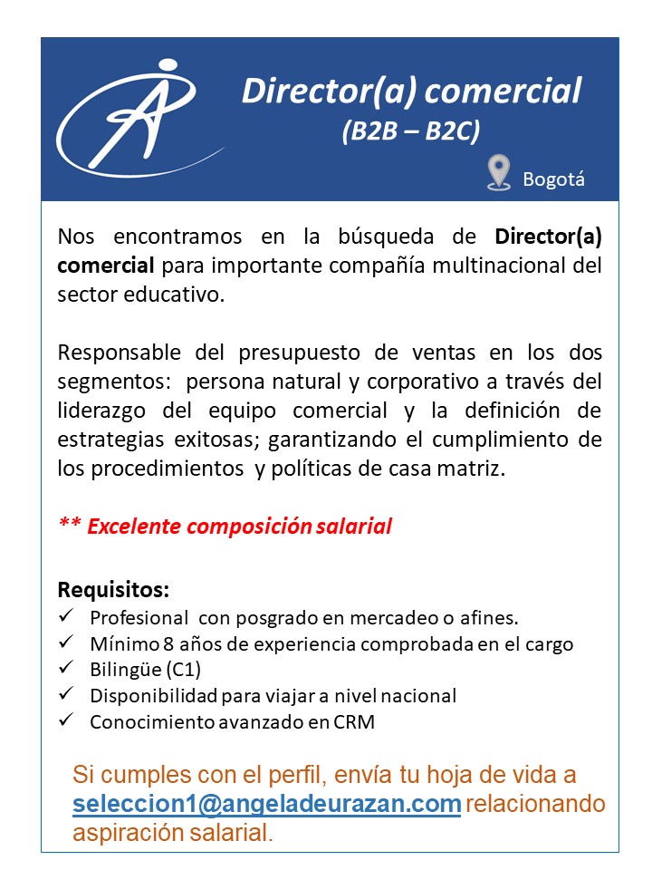 Director Comercial  (B2B - B2C)